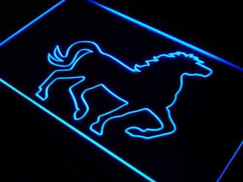 Mustang Horse Display Home Decor Neon Light Sign